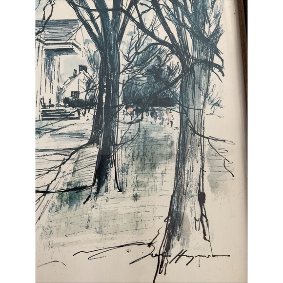 Vintage Old Courthouse - Williamsburg, John Haymson - Framed Print Picture - Picture 9 of 14